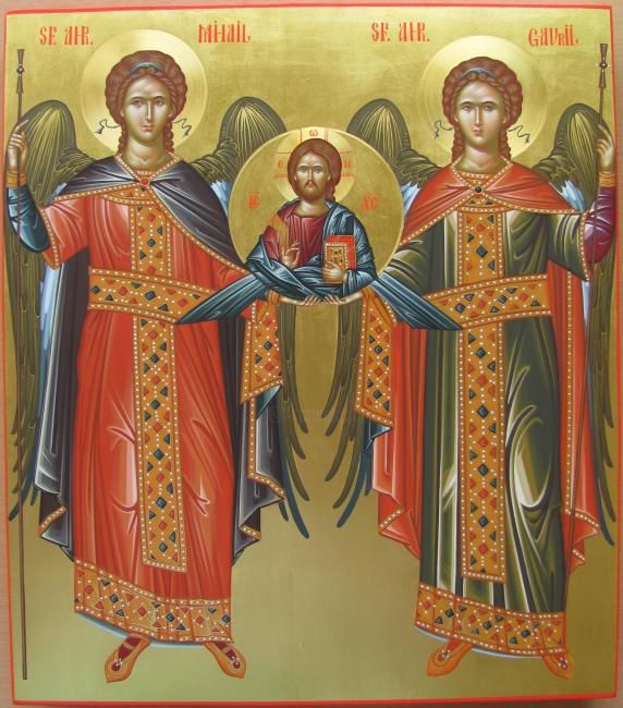 Painting titled ".St.Archangels.Mich…" by Daniel Neculae, Original Artwork