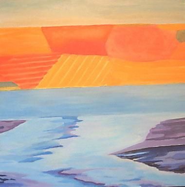 Peinture intitulée "seascape 1" par Daniel Greenley, Œuvre d'art originale