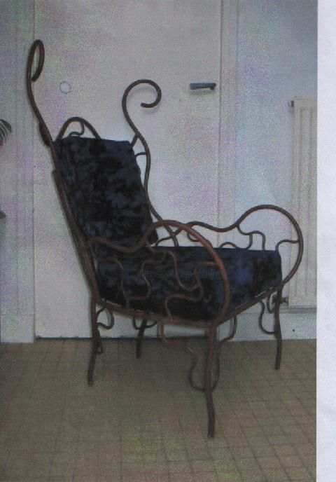 Γλυπτική με τίτλο "fauteuil Arthur 2" από Didier Dantras, Αυθεντικά έργα τέχνης