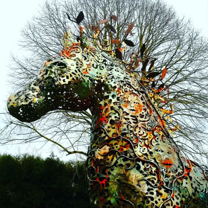 Sculpture intitulée "Cheval" par Didier Dantras, Œuvre d'art originale