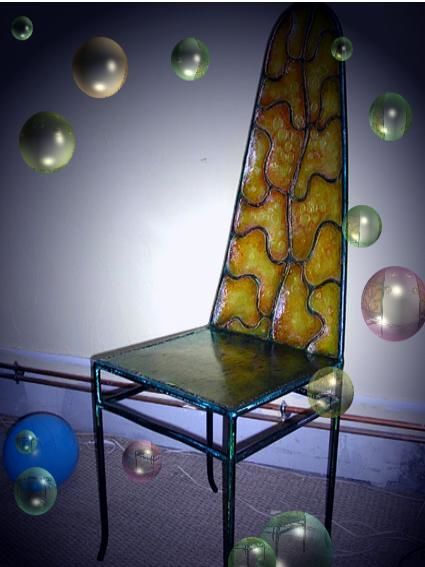 Sculpture intitulée "chaiseve" par Didier Dantras, Œuvre d'art originale