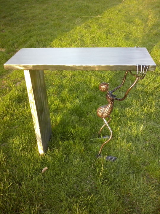 Sculpture titled "Petite Console" by Didier Dantras, Original Artwork