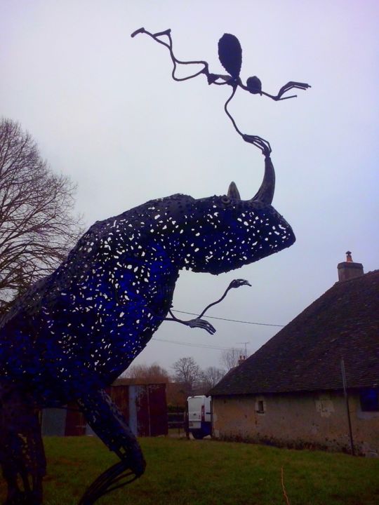 Sculpture intitulée "Ange" par Didier Dantras, Œuvre d'art originale