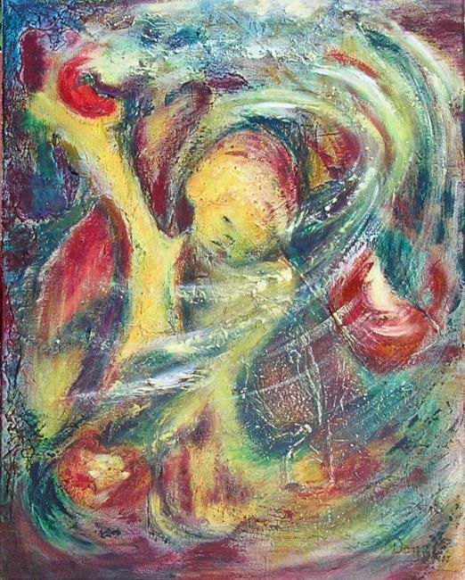 Peinture intitulée "Cadence" par Dany, Œuvre d'art originale, Acrylique