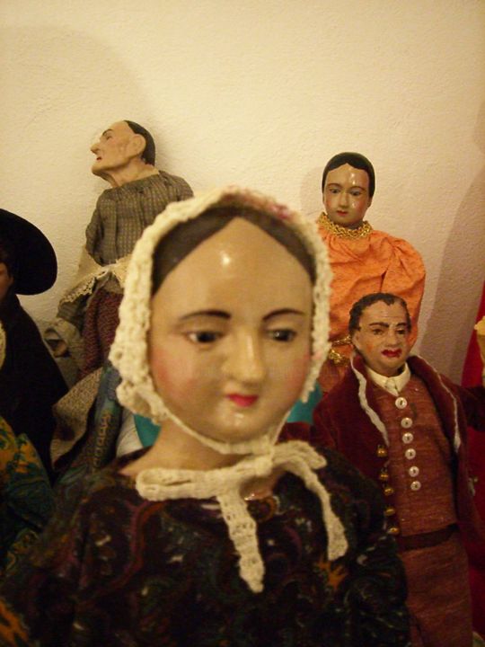 Peinture intitulée "santons-decembre-20…" par Dany Champeme, Œuvre d'art originale,