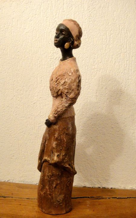 Sculpture intitulée "Ida" par Danielle Benotto, Œuvre d'art originale, Terre cuite