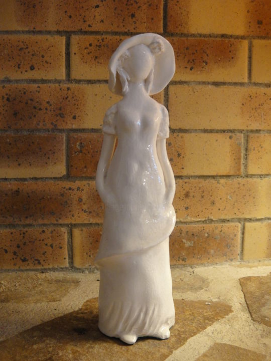 Sculpture intitulée "Mignonne 2" par Danielle Benotto, Œuvre d'art originale, Céramique