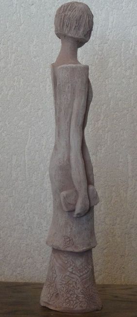 Sculpture titled "Blasia" by Danielle Benotto, Original Artwork, Terra cotta
