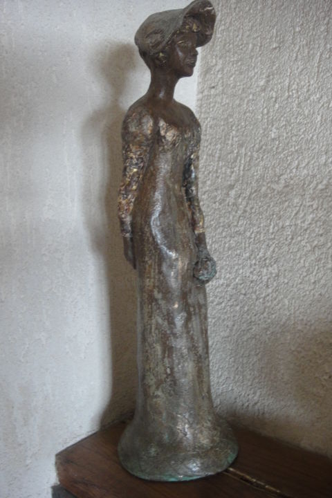 Sculpture titled "Sabine" by Danielle Benotto, Original Artwork, Terra cotta