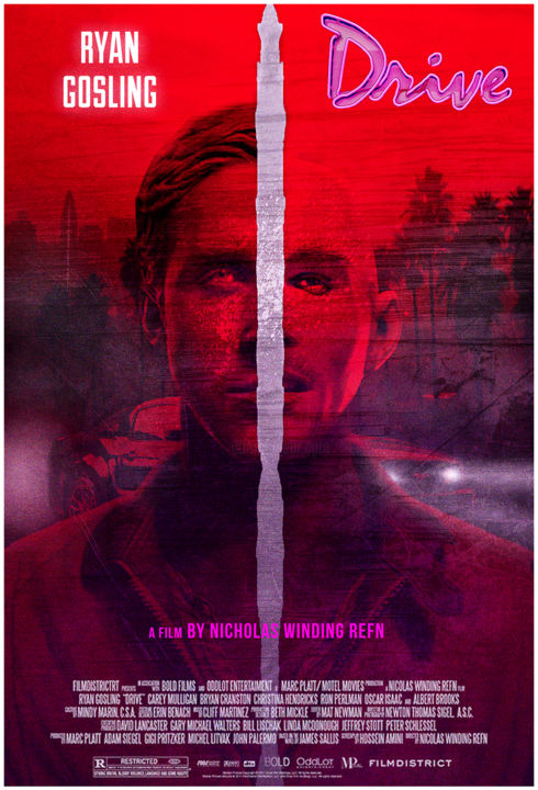 Drive Film Poster, Wall Art, Wall Decor, Wall Print, Movie Poster ...