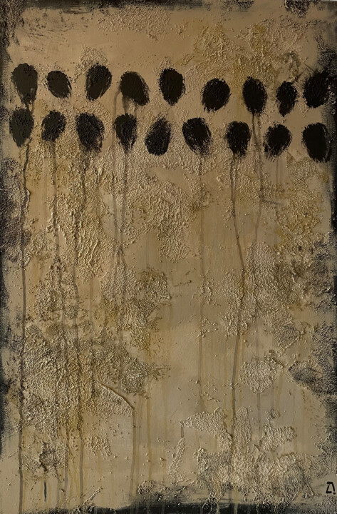 Painting titled "Surśko-Dniprovśka (…" by Daria Lisova, Original Artwork, Acrylic Mounted on Wood Stretcher frame