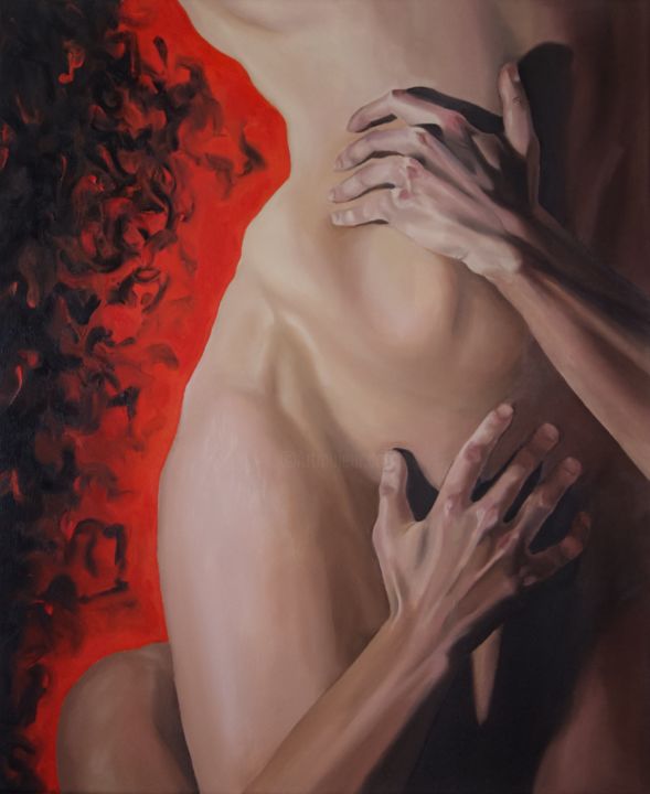 Malarstwo zatytułowany „Your Move” autorstwa Daria Petrova, Oryginalna praca, Olej