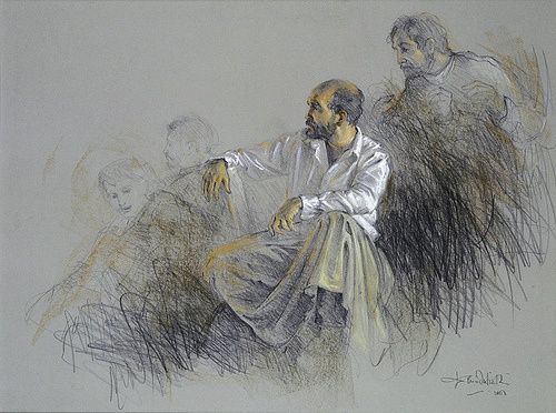 Pintura titulada "Dibujo" por Dario Ortiz, Obra de arte original,
