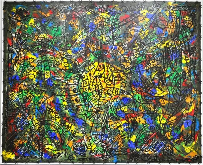 Pintura titulada ""ÁNGEL DE AMOR"" por Luis Rodriguez, Obra de arte original, Acrílico
