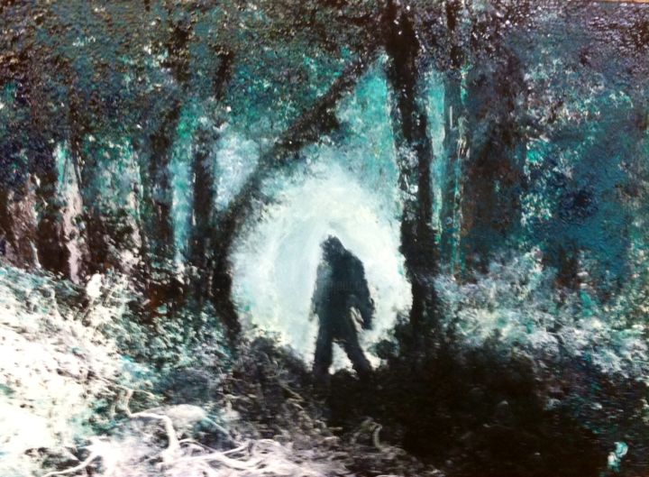 Painting titled ""Thresheld"" by Niall Parkinson, Original Art,