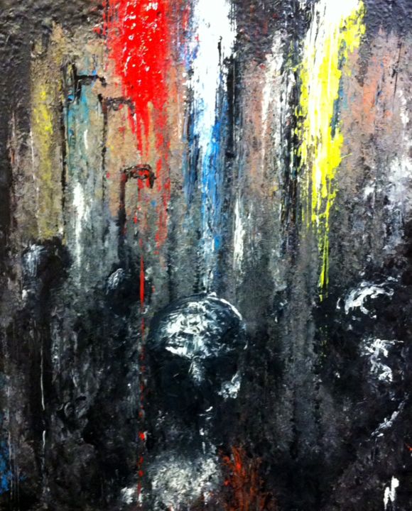 Картина под названием ""Muddied Pit and Pa…" - Niall Parkinson, Подлинное произведение искусства