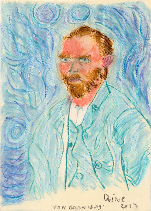 Dessin intitulée "Vincent Van Gogh Se…" par Darkvine, Œuvre d'art originale, Pastel