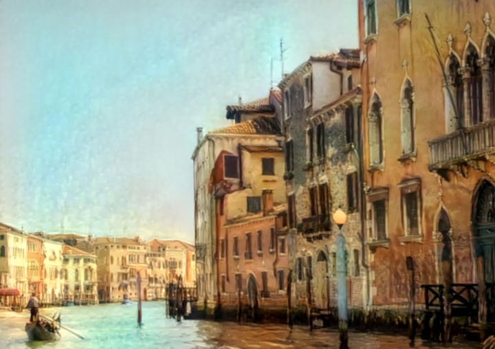 Фотография под названием "Venise n9" - Darnal, Подлинное произведение искусства, Манипулированная фотография