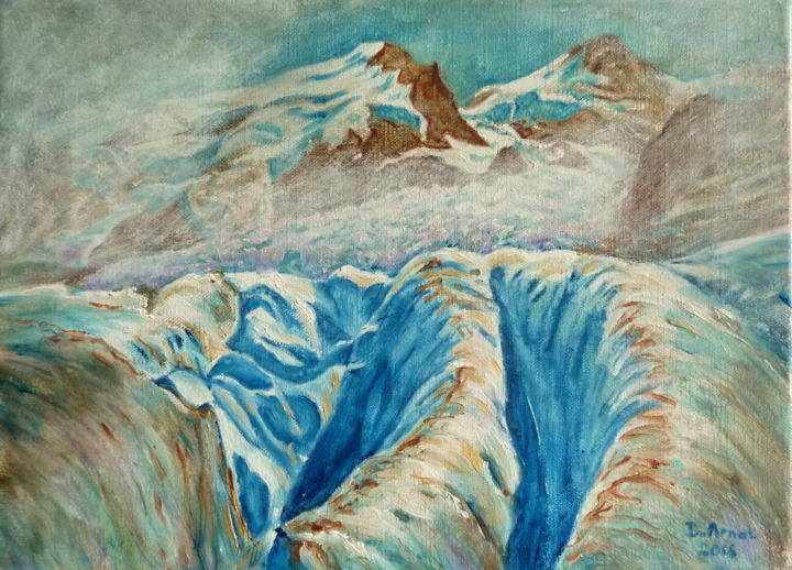 Malerei mit dem Titel "insondables" von Darnal, Original-Kunstwerk, Öl