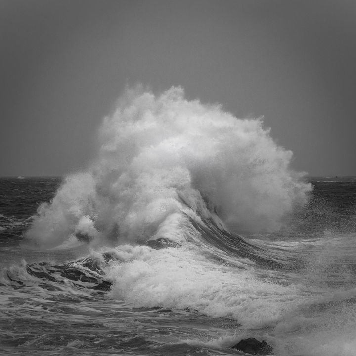 Fotografia zatytułowany „Tempête en Bretagne…” autorstwa Philippe Darnault, Oryginalna praca, Fotografia cyfrowa