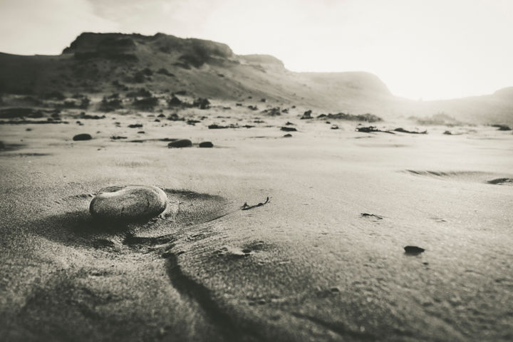Fotografia zatytułowany „La plage de La Torc…” autorstwa Philippe Darnault, Oryginalna praca, Fotografia cyfrowa Zamontowany…