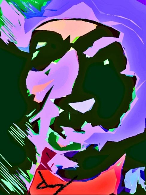 Digital Arts titled "Stress" by Darryl Logan, Original Art,