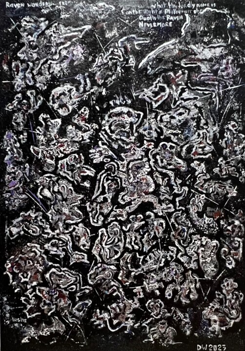 Pintura titulada "Nevermore" por Dasha Weissbrem, Obra de arte original, Acrílico