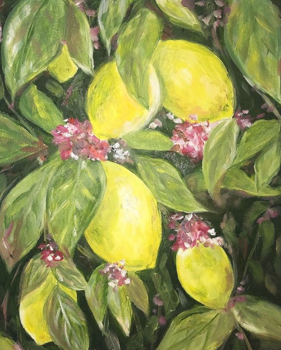 Peinture intitulée "Original oil painti…" par Art Lemon, Œuvre d'art originale, Aquarelle