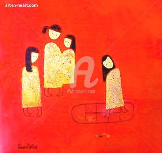 Peinture intitulée "dattq1-15" par Dat Tran Quoc, Œuvre d'art originale,