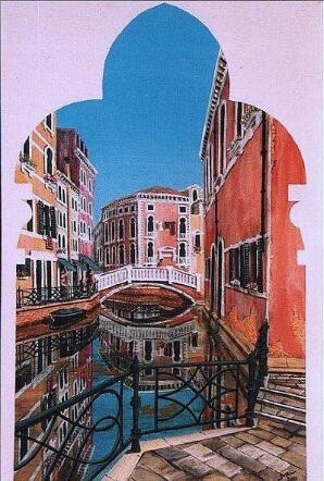 Painting titled "Reflections of Vene…" by David Blair, Original Artwork