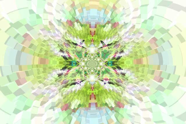 Digital Arts titled "Cube Fractal" by David Gauthier (Dado), Original Artwork, 2D Digital Work