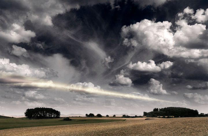 Photographie intitulée "The Path of Light 4…" par David Heger, Œuvre d'art originale, Photographie manipulée