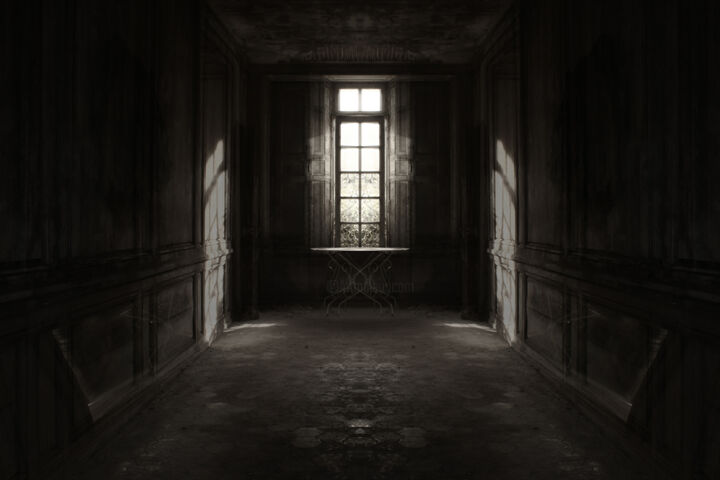 Fotografie getiteld "Hallway" door David Jackdaw, Origineel Kunstwerk, Digitale fotografie