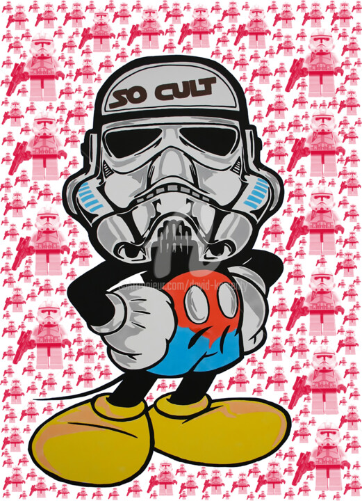 数字艺术 标题为“Pop-trooper 55” 由David Karsenty, 原创艺术品, 数字油画
