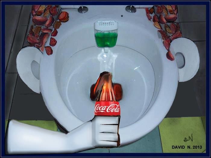Цифровое искусство под названием "Toilet Face" - David Nornberg, Подлинное произведение искусства, Другой