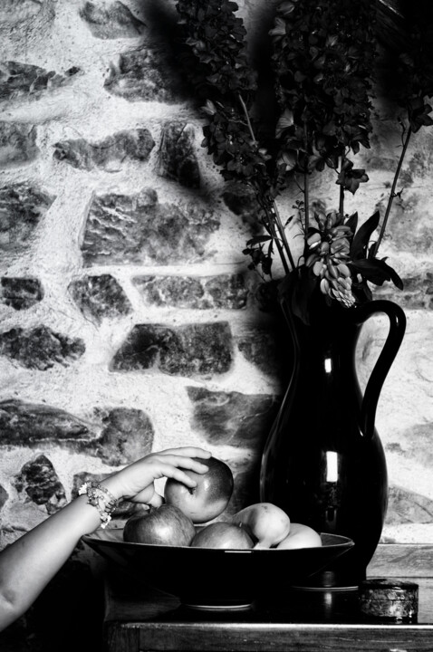Photographie intitulée "Fruit picking" par David Page, Œuvre d'art originale, Photographie numérique