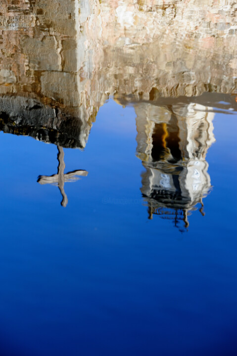 Photography titled "Religious reflection" by David Page, Original Artwork, Non Manipulated Photography