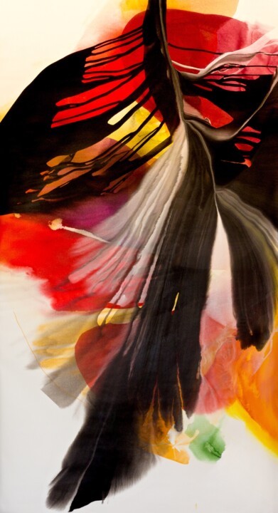 Peinture intitulée "Phoenix Rising" par David Ryan Lopez, Œuvre d'art originale, Acrylique