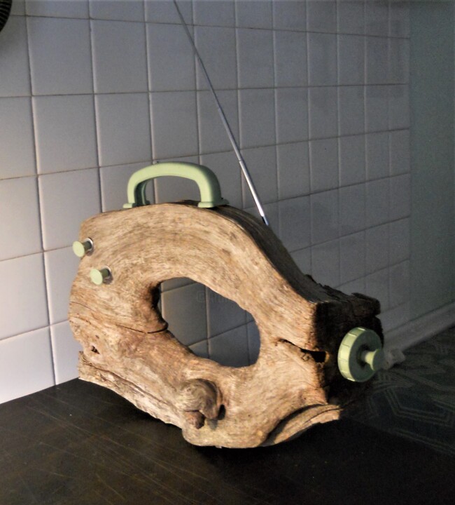 Design getiteld "Wooden sensor" door David Spanu, Origineel Kunstwerk, Hout