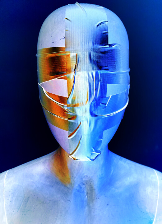 Digitale Kunst getiteld "Mannequinism Twenty…" door David Underland, Origineel Kunstwerk, Digitaal Schilderwerk