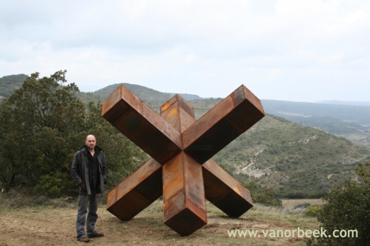 Sculpture titled "Mégalo X, Monumenta…" by David Vanorbeek, Original Artwork, Metals