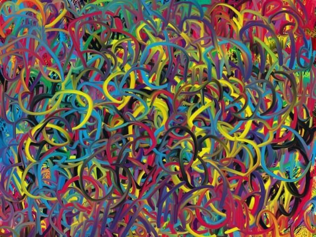 Digitale Kunst getiteld "entanglement" door Zebadri, Origineel Kunstwerk, Digitaal Schilderwerk