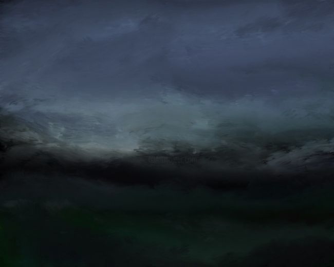 Painting titled "Tempest" by David Paden, Original Art,