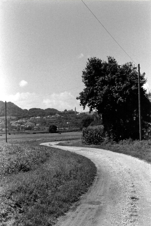 Fotografia intitolato "Road to nowhere" da Davide Novello, Opera d'arte originale, fotografia a pellicola