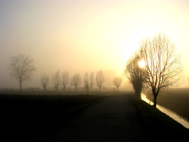 Fotografie getiteld "The fog" door Davide Novello, Origineel Kunstwerk, Digitale fotografie