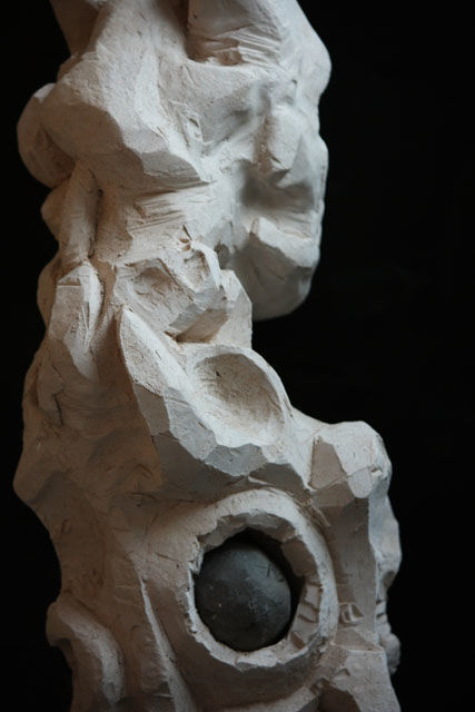 Sculpture titled "Unicorno - particol…" by Davide Locatelli, Original Artwork