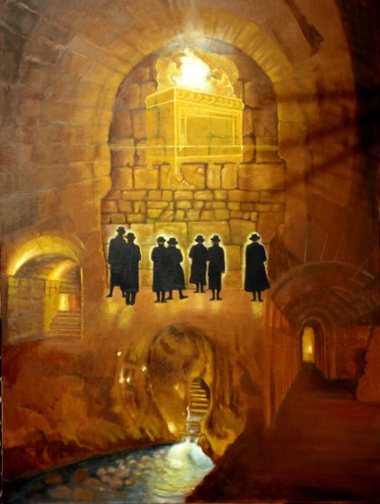 Peinture intitulée "undergroundkotel.jpg" par David Hertz, Œuvre d'art originale