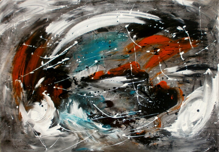 绘画 标题为“Euxinisme - Abstrac…” 由Davidian Gotis Abstraction Abstraite, 原创艺术品, 丙烯