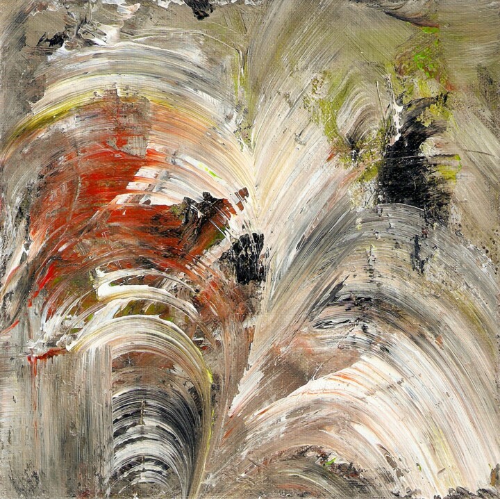 「Incursion - Abstrac…」というタイトルの絵画 Davidian Gotis Abstraction Abstraiteによって, オリジナルのアートワーク, アクリル