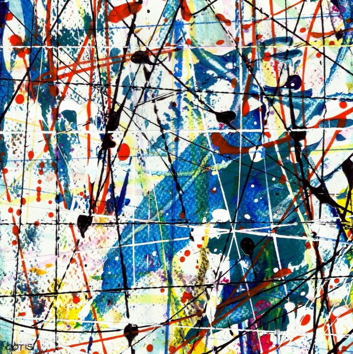 제목이 "Yataro - Abstractio…"인 미술작품 Davidian Gotis Abstraction Abstraite로, 원작, 아크릴